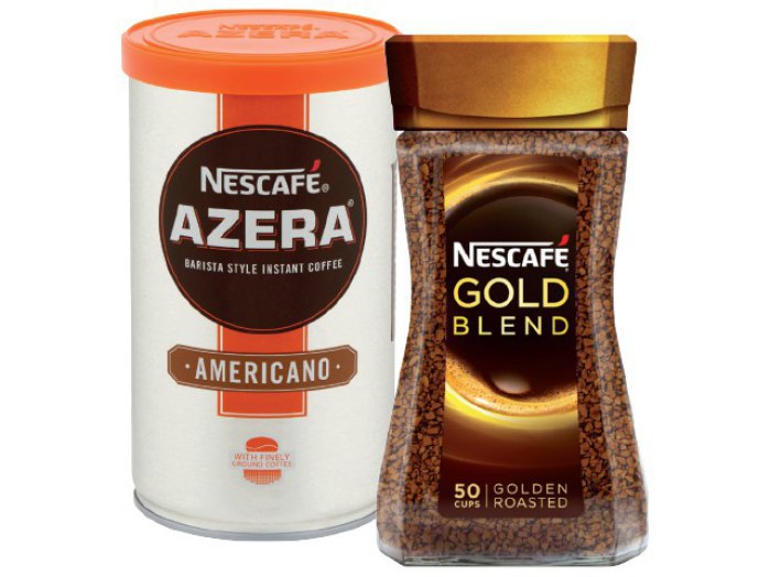 Nescafé Gold instant kávé vagy Nescafé Azera őrölt kávé