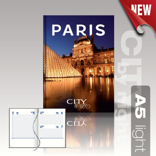 City by Night agenda A5 light Paris