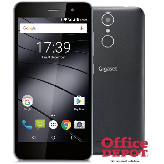 Gigaset GS160 5" LTE 16GB Dual Sim fekete okostelefon