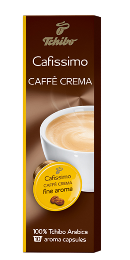 Tchibo Caffé Crema fine aroma 10 db kávékapszula RA/UTZ CC