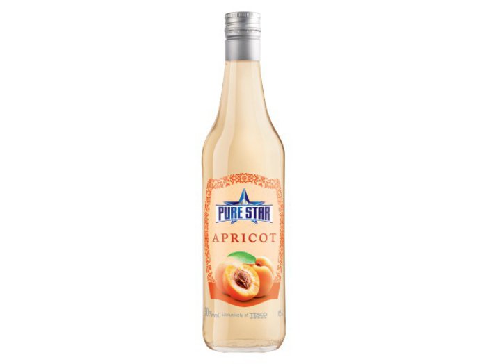 Pure Star sárgabarack ízesítésű szeszesital