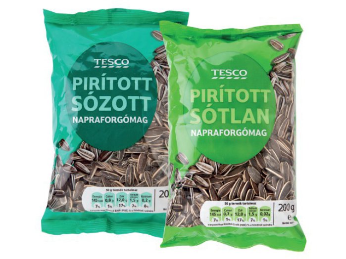 Tesco napraforgómag