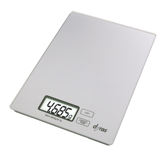 Dyras DSFC-780 Digitális konyhamérleg ezüst