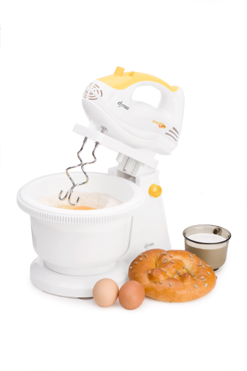 Dyras SHM-282 Tálas mixer fehér/sárga