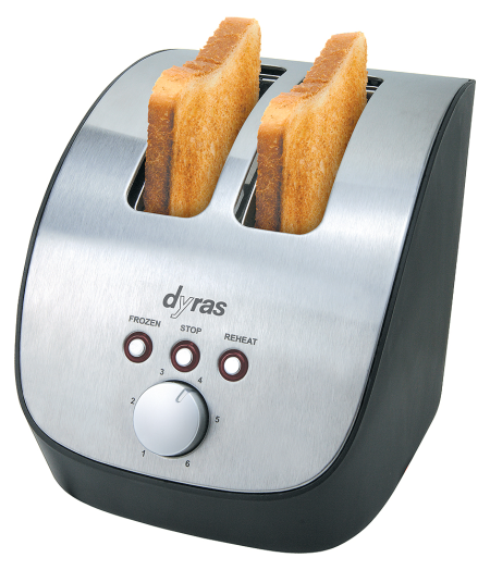 Dyras SST-1200 Kenyérpirító fekete/inox