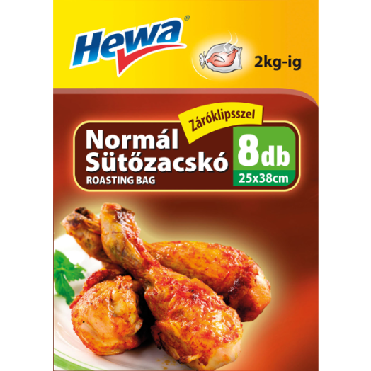 HEWA NORMÁL SÜTŐZACSKÓ 25X45CM 8DB