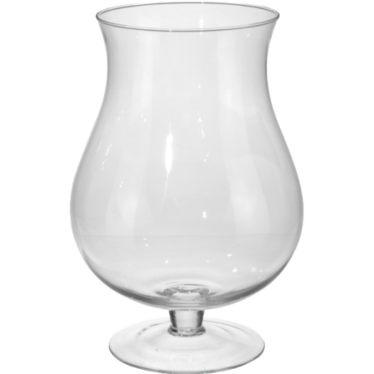 ÜVEG VÁZA ÁTMÉRŐ: 22CM, MAGASSÁG: 32CM