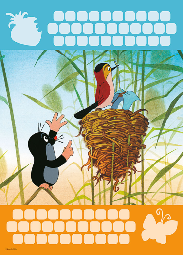 Fali matricás Winnie The Little Mole 6089