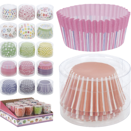 MUFFIN PAPÍR SZETT 80DB-OS, ÁTM:5CM 16-FÉLE