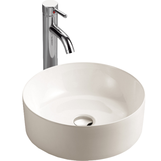 SLIM SÍKLAPOS KEREK RÁÉPÍTHETŐ KERÁMIAMOSDÓ 41X41X14,3CM