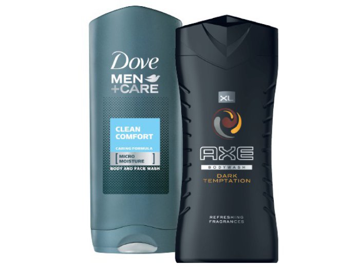 Axe vagy Dove Men+Care férfi tusfürdő