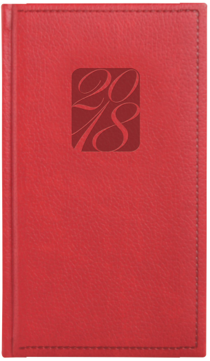 Zsebnaptár Classic C035 heti bordó