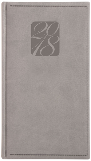 Zsebnaptár Classic C035 heti szürke