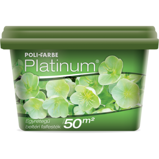 PLATINUM SZÍNES FALFESTÉK 2,5L P50 PALÁSTFŰ BELT. V.BÁZISÚ R:285091