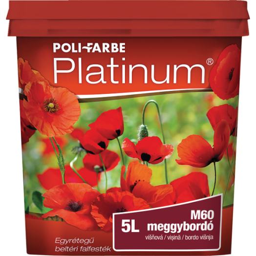 PLATINUM BELTÉRI FALFESTÉK 5L MEGGYBORDÓ M80 DISZPERZIÓS