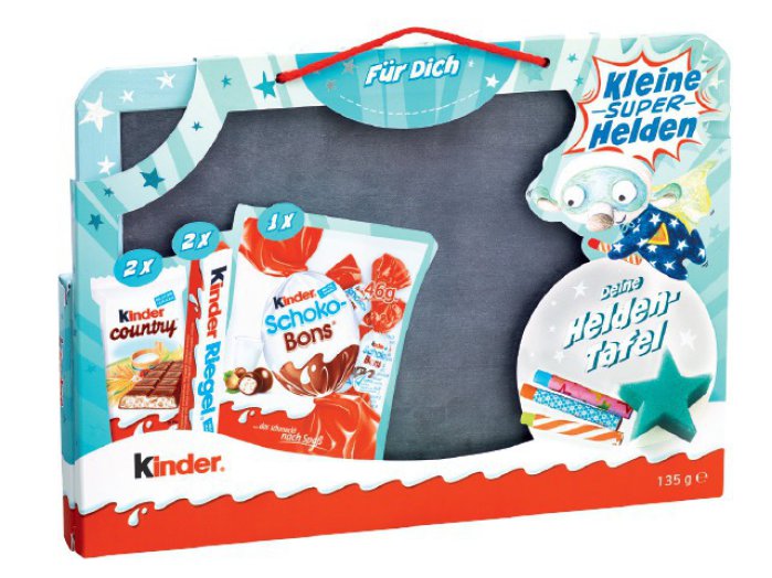 Kinder Mix táblával