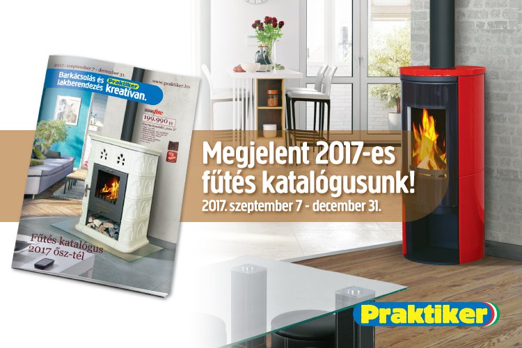 Kandalló kínálat a Praktikerben