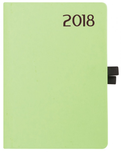 Agenda Rainbow R012 B6 heti neon zöld