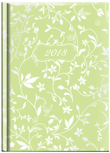 Agenda Joy J015 A/5 heti zöld metalizált