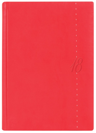 Agenda Linea L011 B/5 heti piros