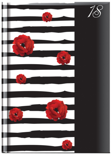 Agenda Joy J011 B/5 heti mákvirág