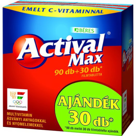 Béres Actival Max multivitamin filmtabletta