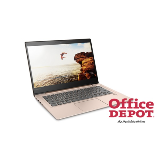 LENOVO IdeaPad 520s 80X2007BHV 14"FHD IPS/Intel Core i3-7100u/4GB/128GB/Win10/arany laptop