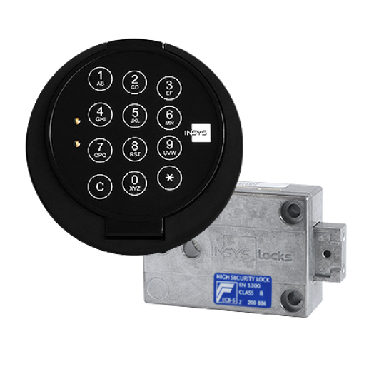 CombiLock Simplex elektronikus széfzár készlet, fekete