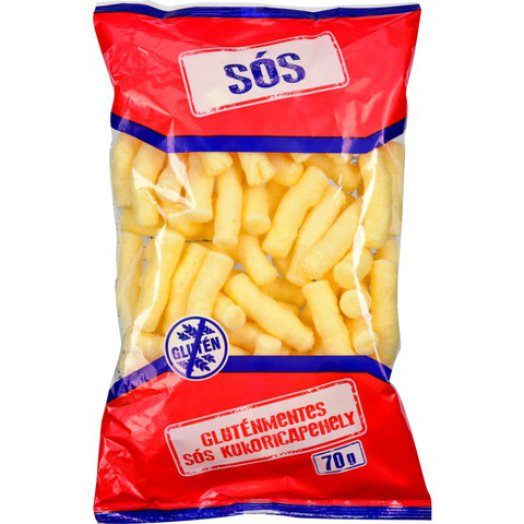 Gluténmentes sós kukoricapehely