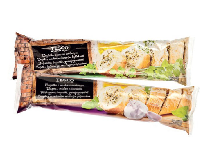Tesco vajas bagett
