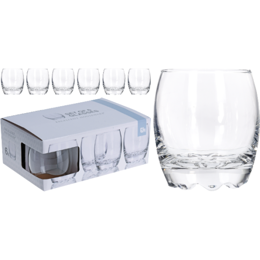 ÜVEGPOHÁR SZETT 6DB-OS, 275ML