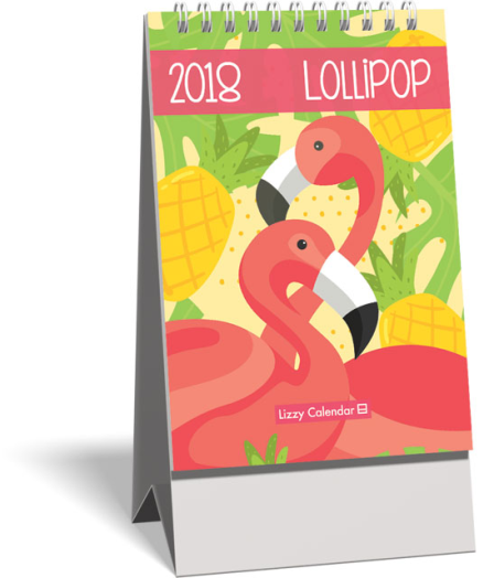 Lizzy asztali naptár A6 Lollipop