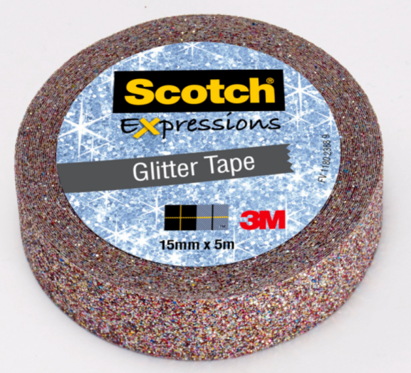 Scotch Expression csillogó ragasztószalag 15 mm x 5 m