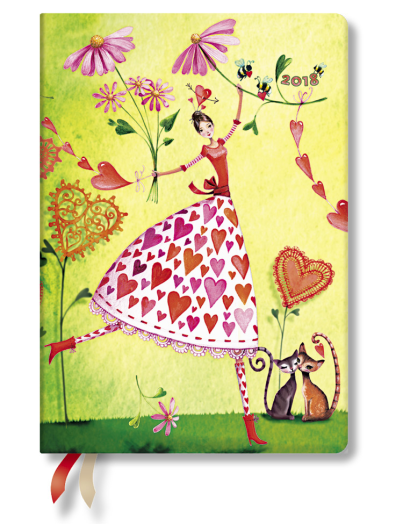 Paperblanks agenda heti Midi Valentina verso