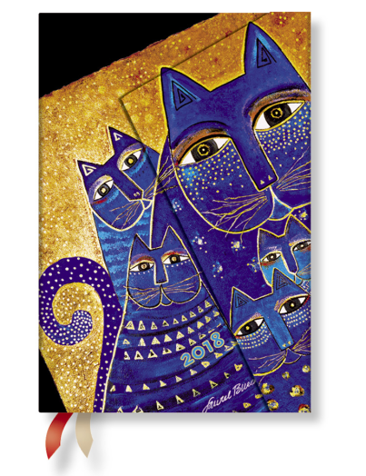 Paperblanks agenda heti Mini MediterraneanCats verso