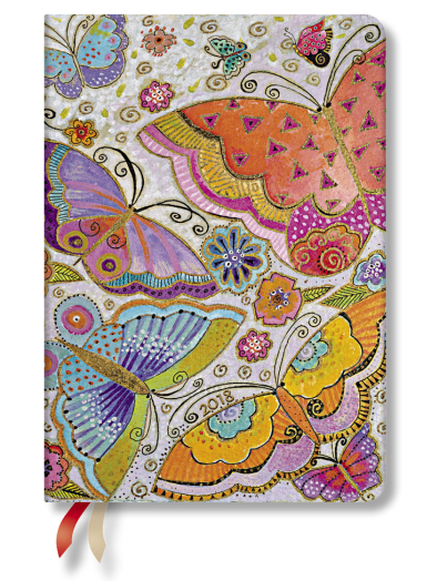 Paperblanks agenda heti Midi Flutterbyes vertikális