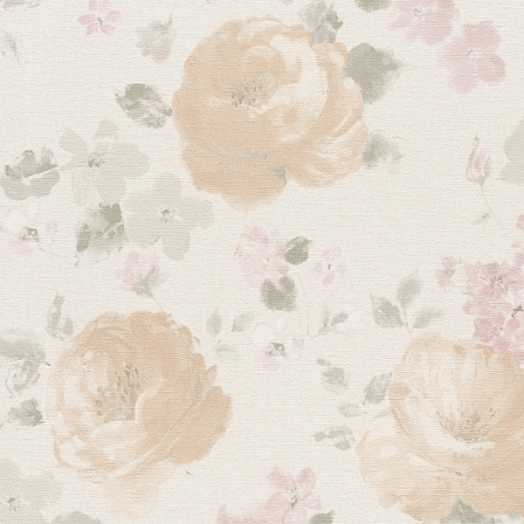 FLORENTINE VLIES TAPÉTA RÓZSÁS PASZTELL 448870 53X1005CM
