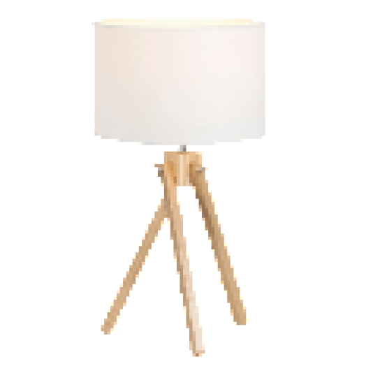 4190 Soren, fa asztali lámpa E14 MAX 40W fehér/ bükk