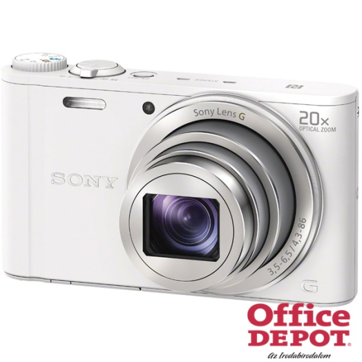 Sony DSC-WX350W fehér digitális fényképezőgép