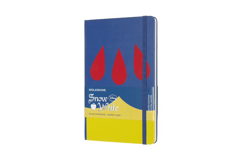 Moleskine notesz vonalas Large Snow White Dress kék