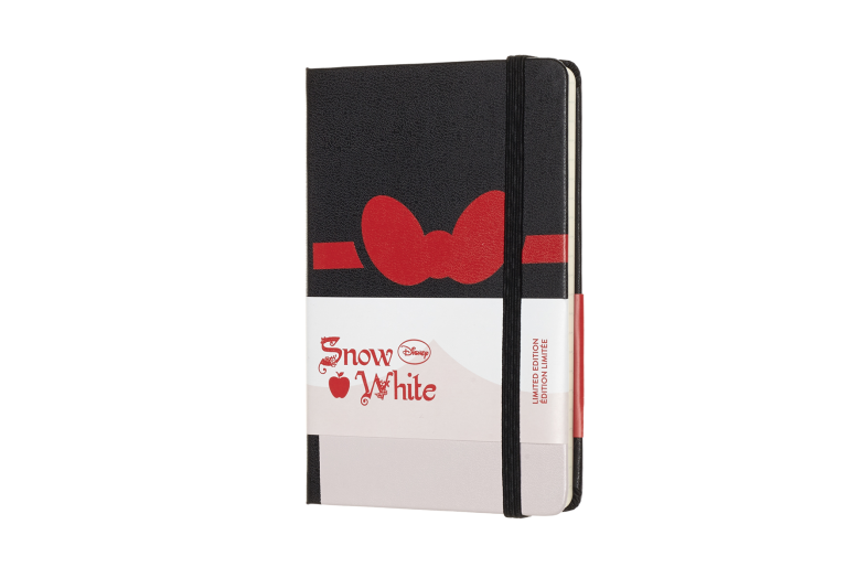 Moleskine notesz vonalas Pocke Snow White Bow fekete