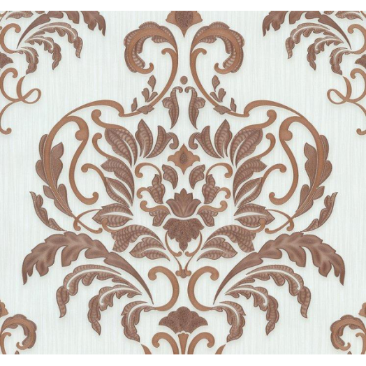 KLASSZIKUS MINTA BRONZ-BEIGE VINYL 10M X 0,53M VLIES ALAPÚ TAPÉTA