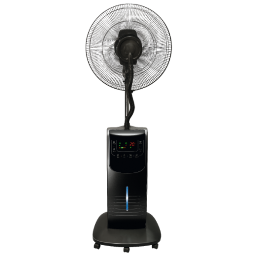 PÁRÁSÍTÓ VENTILÁTOR 90W 40CM FEKETE 3,1L VÍZTARTÁLY, 14 ÓRA PÁRÁSÍTÁS Outlet
