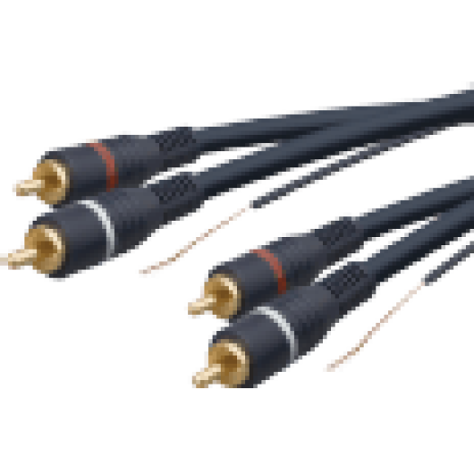 20155 2RCA-2RCA kábel, 6mm, 5m