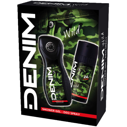DENIM WILD ILLATSZER CSOMAG DEZODOR 150ML + TUSFÜRDŐ 250ML