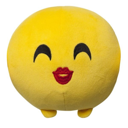 Imoji plüss labda 11cm csókot dob