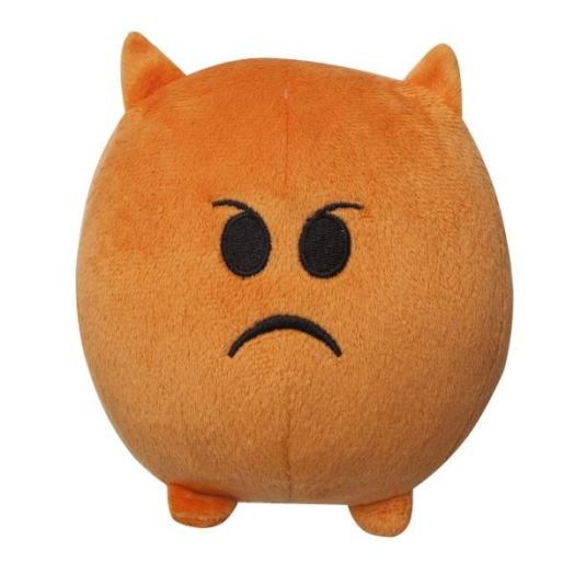 Imoji plüss labda 11cm ördög