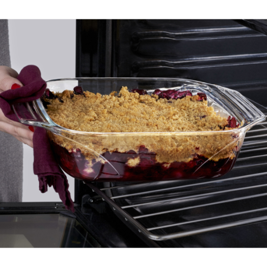 PYREX OPTIMUM SÜTŐTÁL SZÖGLETES FÜLES 35X23X6CM 3,1L-ES