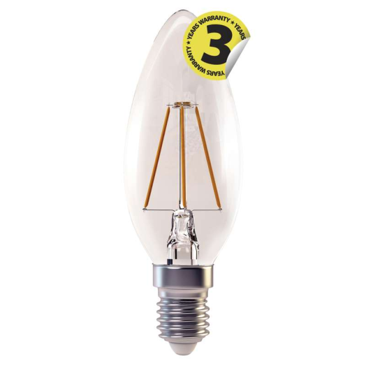 Emos Led Filament gyertya izzó E14, 420 lm, 2800 K, 25e óra