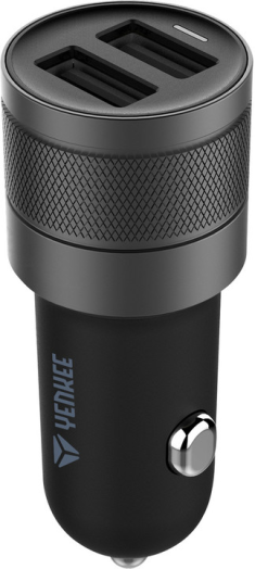 Yenkee YAC 2048BK autós töltő dual USB 4.8A